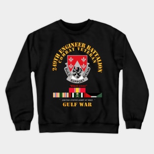 249th Engineer Battalion - Gulf War w SVC Crewneck Sweatshirt